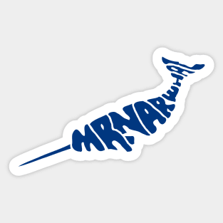 Mr. Narwhal Sticker